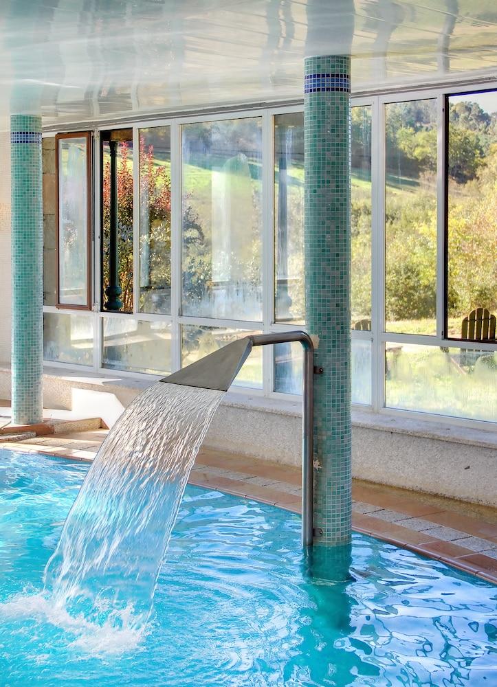 Hotel Balneario Rio Pambre ปาลัสเดเรย์ ภายนอก รูปภาพ